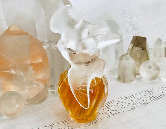 Nina Ricci, L'Air du Temps, 'The Spirit of the Times', 30 ml. or 1 oz. Flacon, Pure Parfum Extrait, Lalique, 1948, Paris, France ..