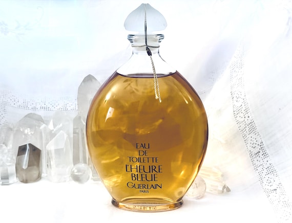 Guerlain, L'Heure Bleue, "The Blue Hour', 500 ml. or 17 oz. Flacon, Eau de Toilette, Flacon Goutte, 1912, 1989, Paris, France ..
