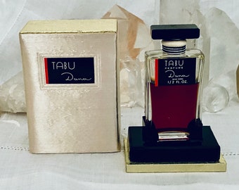 Dana, Tabu, 15 Ml. or 1/2 Oz. Flacon, Parfum Extrait, 1935, 1960