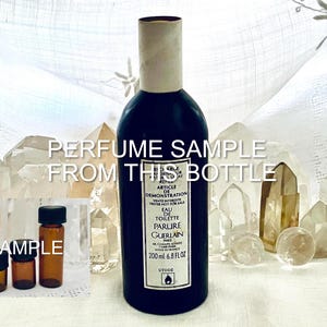 SAMPLE .. Guerlain, Parure, &#39;Adornment&#39;, DECANTED SAMPLE from Flacon, Eau de Toilette, Fruity Leather Chypre, 1975, Paris, France ...