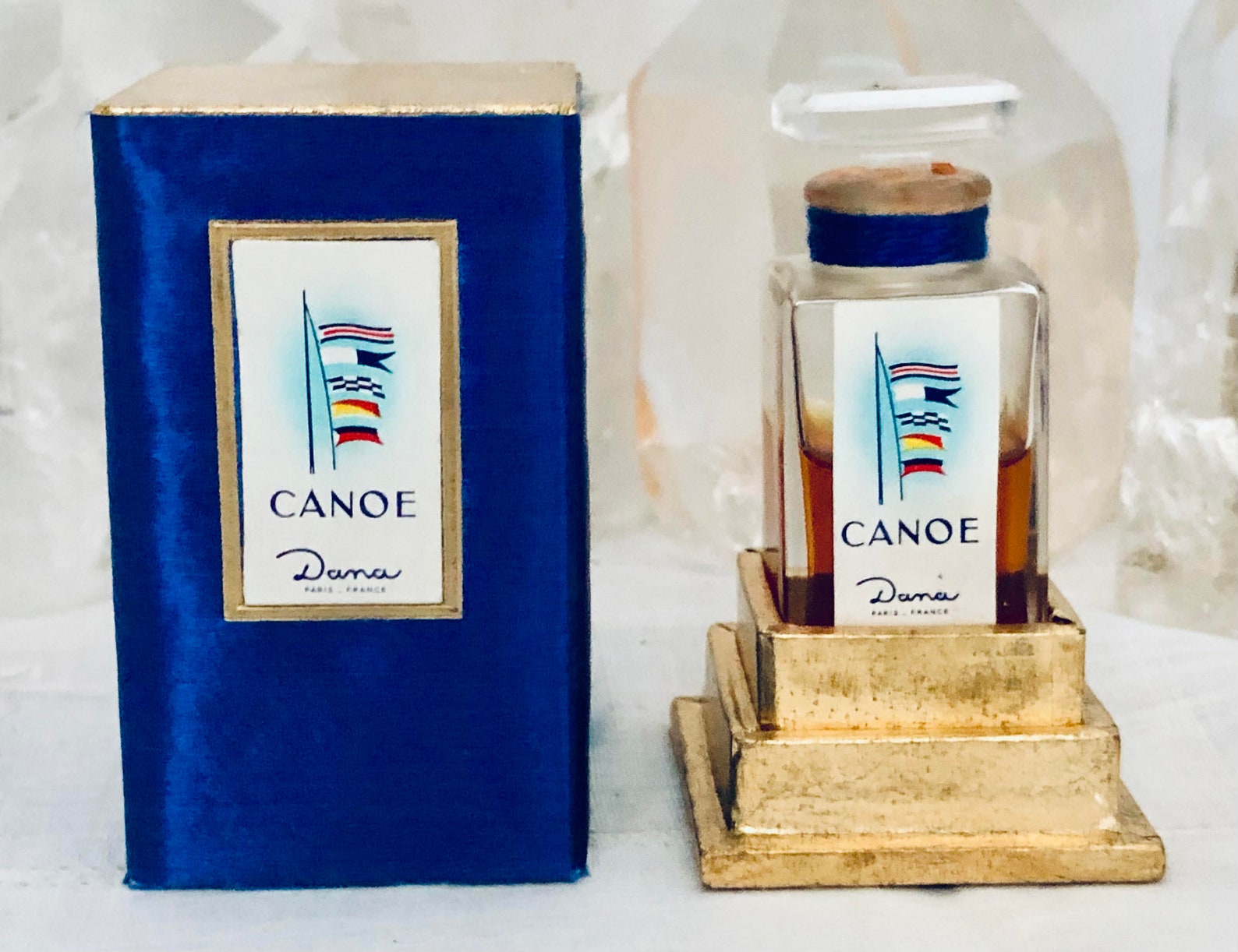 Dana Canoë Canoe 10 ml. or 0.35 oz. Flacon Parfum Extrait | Etsy