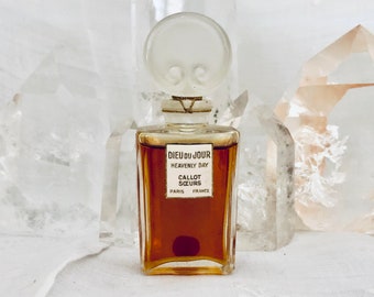 Callot Sœurs, Dieu de Jour, 'Heavenly Day', 15 ml. of 0.5 oz. Flacon, Parfum Extrait, 1945, Paris, France ..