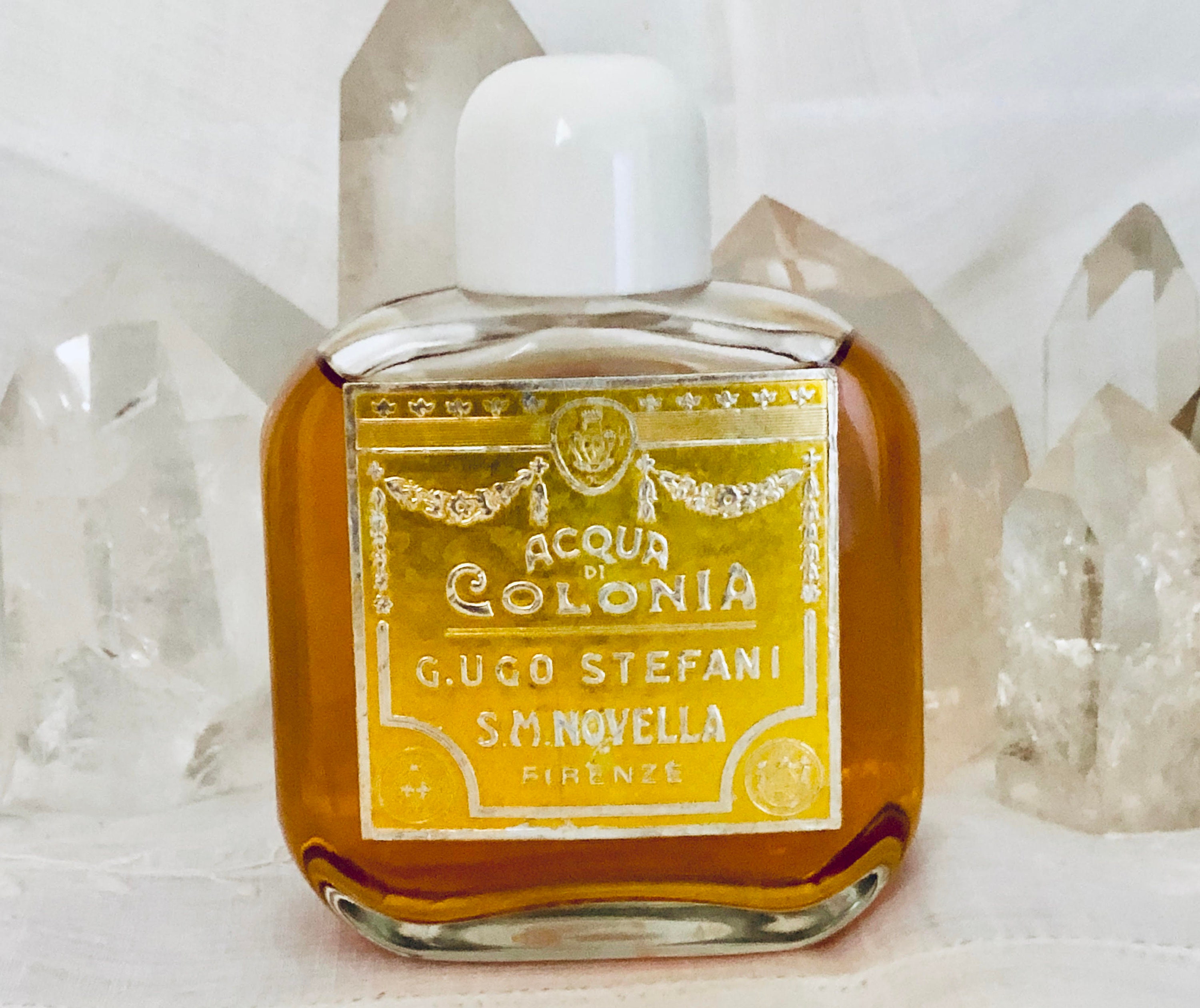 S M SM Santa Maria Novella PERFUME ITALY NEW CARDBOARD GIFT BOX 7 3/4 X 6 1/2