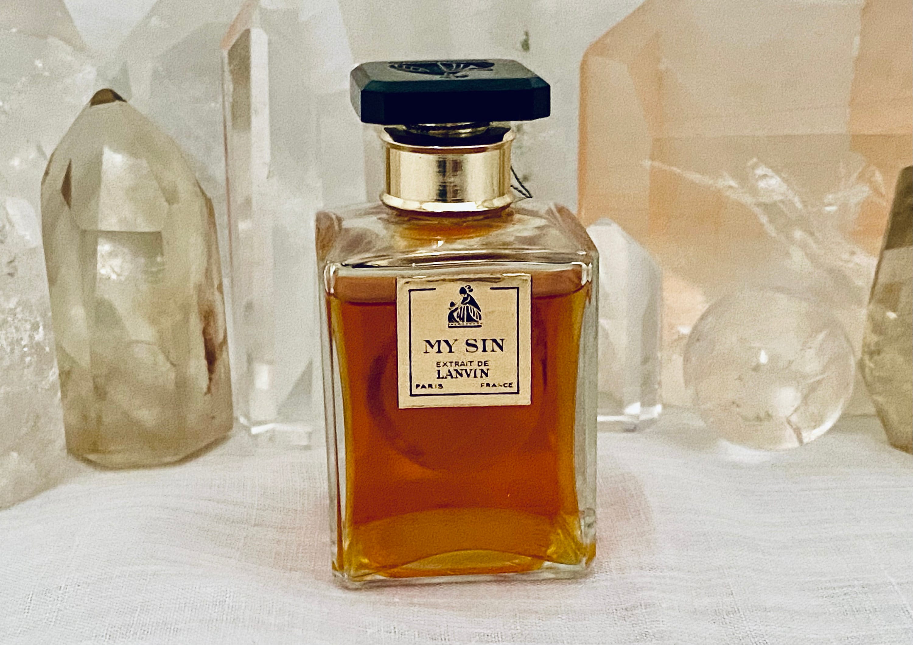 Jeanne Lanvin, Mon Péché, 'my Sin', 28 Ml. or 1 Oz. Flacon, Parfum