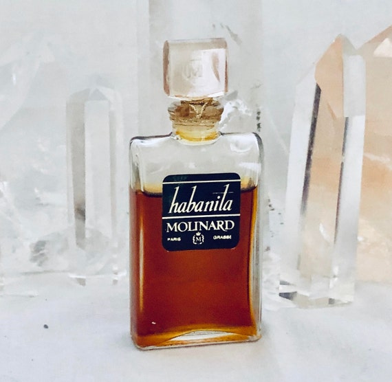 Molinard, Habanita, Tabac, 13.5 ml. or 0.48 oz. Flacon, Parfum Extrait, 1921, Paris, France ..