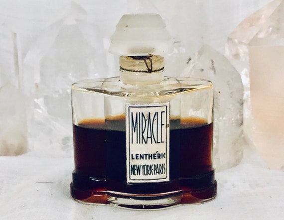 Lenthéric, Lentheric, Miracle, 30 ml. or 1 oz. Flacon, Parfum Extrait, 1924, Paris, France ..