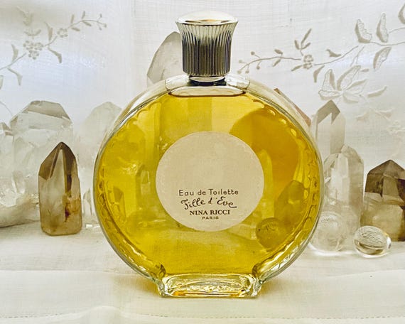 Nina Ricci, Fille d'Eve, 'Daughter of Eve', 200 ml. or 6.76 oz. Flacon, Eau de Toilette, Lalique, 1956, 1970, Paris, France ..