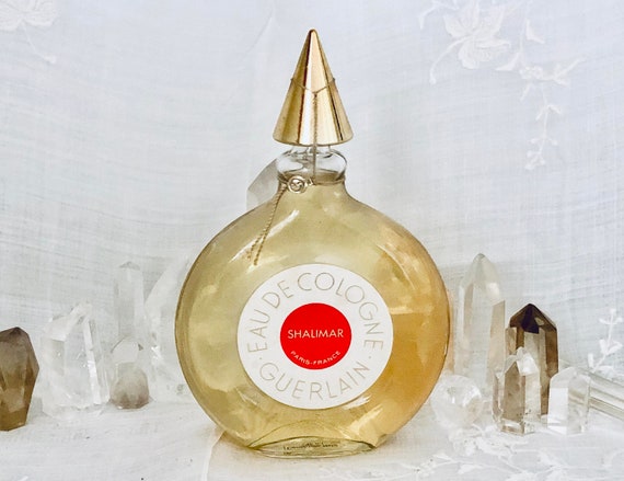 Guerlain, Shalimar, 165 ml. or 5.57 oz. Flacon, Eau de Cologne, Flacon Montre, Pochet et du Courval, 1936, 1972, Paris, France ..