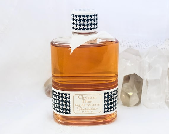 Christian Dior, Diorissimo, Lily of the Valley, Muguet, 220 ml. or 7.4oz. Flacon, Eau de Toilette, 1956, 1970, Paris, France ..