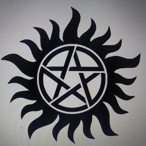 Supernatural Anti-Possession Symbol Tattoo Decal