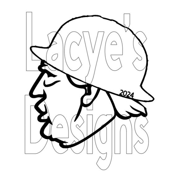 Trump 2024 Offshore Hard Hat Driller Oilfield President Election SVG Instant Download File Re-Election