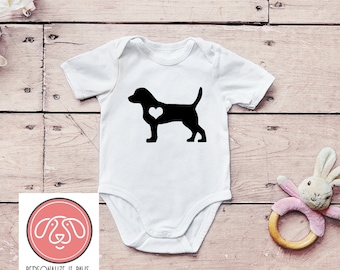beagle traje corporal infantil
