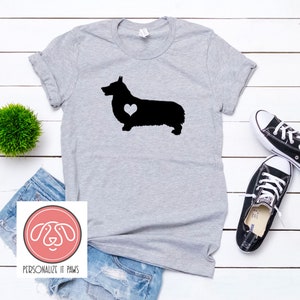 Corgi Heart Dog T-Shirt