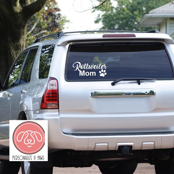 Rottweiler Mom Decal
