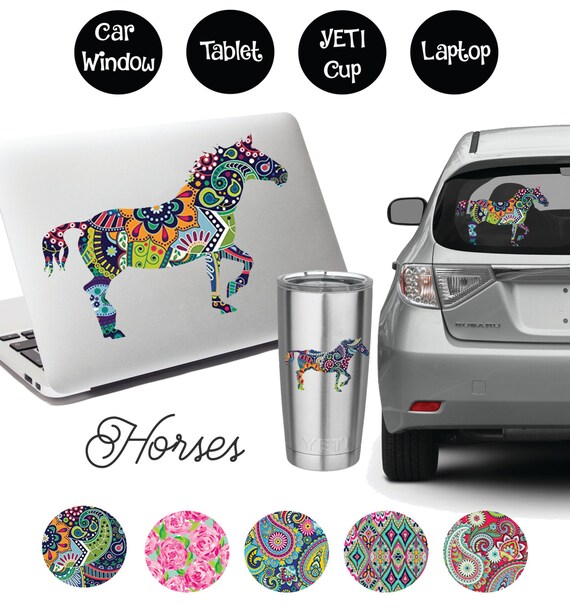 Horse Decal Etsy