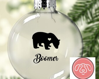 Panda Christmas Ornament