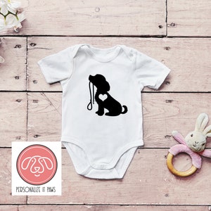 Dog  infant body suit