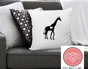 Giraffe Pillow Cover