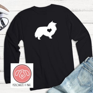 Shetland Schäferhund Langarm T-Shirt