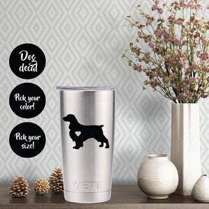 Englischer Cocker Spaniel Vinyl Aufkleber