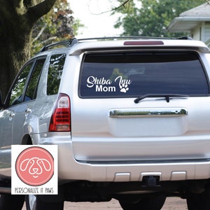 Shiba Inu Dog mom Decal