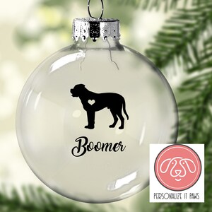 english mastiff Christmas Ornament