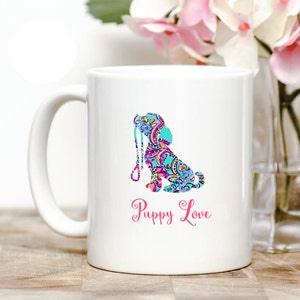 Welpe Liebe Kaffeetasse