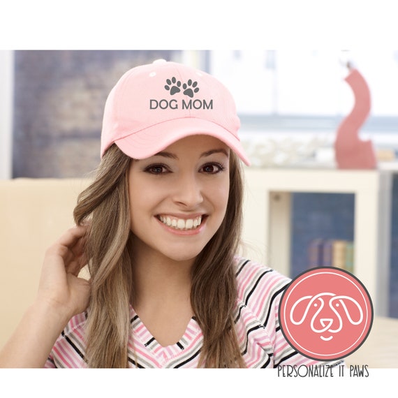 Dog Mom Hat, Embroidered Cotton Twill Cap - Etsy display picture 3