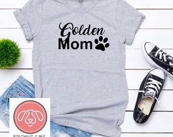 Unisex Golden Retriever Mom T-SHIRT