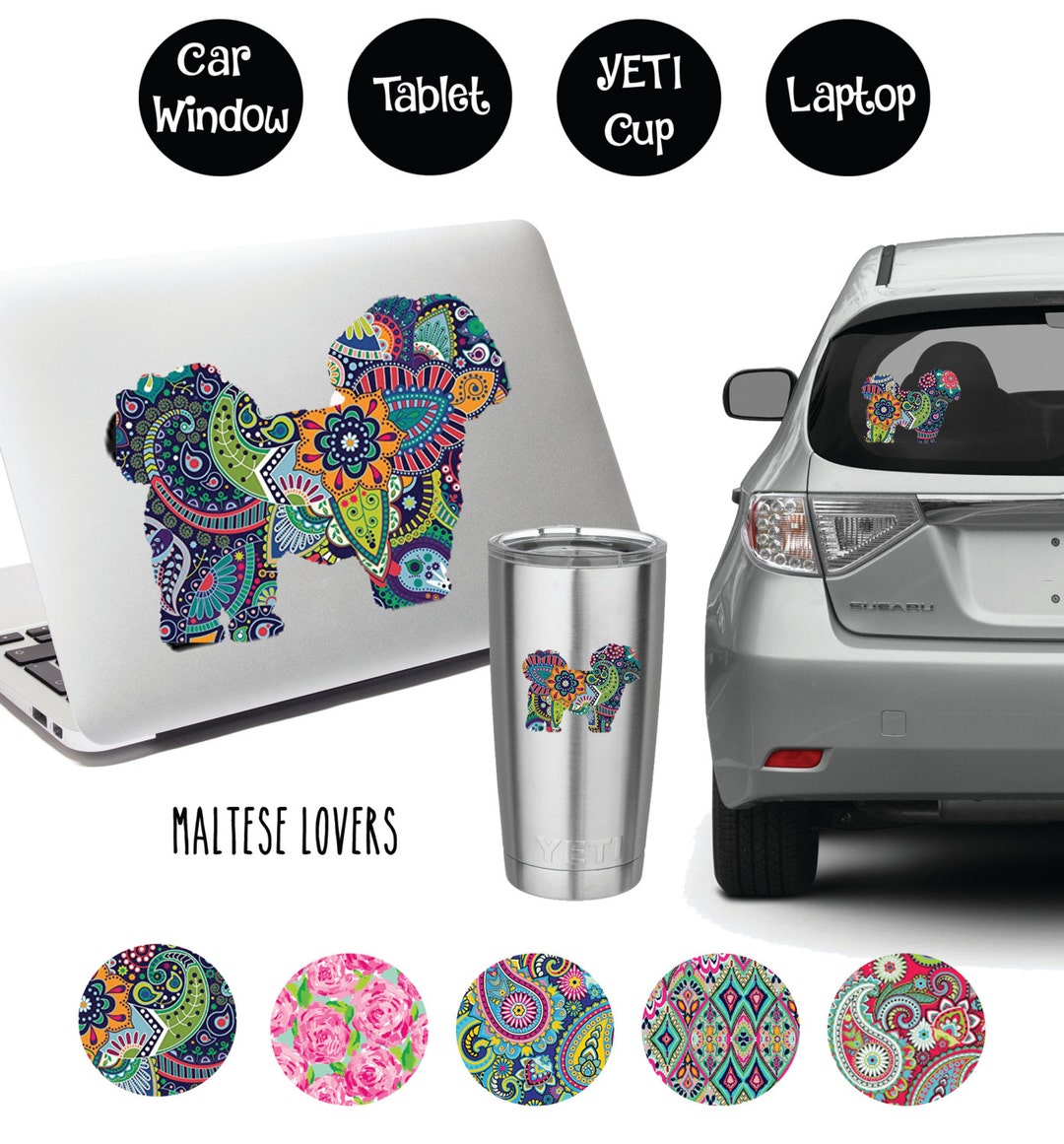 Decalcomania 4 Pollici Non Riflettente Pompiere Maltese Maltese - Foto 13