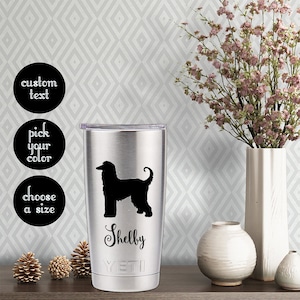 Afghan Hound Decal