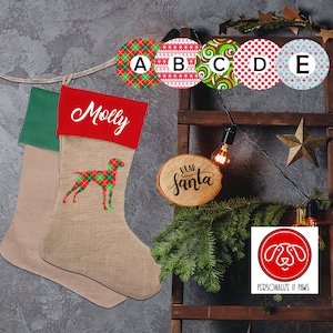 Vizsla Personalized Stocking