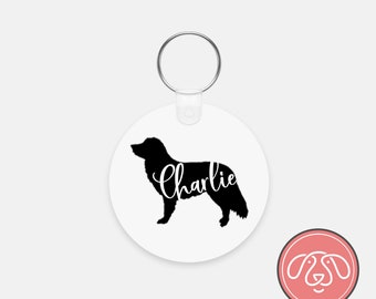 Personalized Nova Scotia Duck Tolling Retriever Dog Keychain