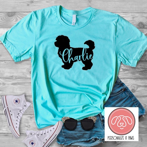 Personalized Dog Tshirt Dog Lover Shirt Triblend Dog Mom Etsy