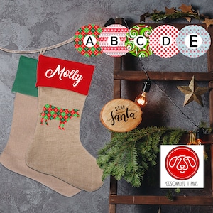 horned cow Personalized Stocking