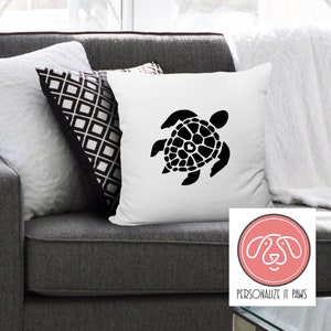 Sea Turtle Pillow Cover