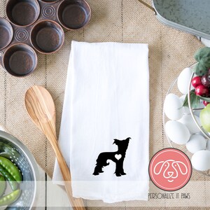 Chinese Crested Flour Sack Towel