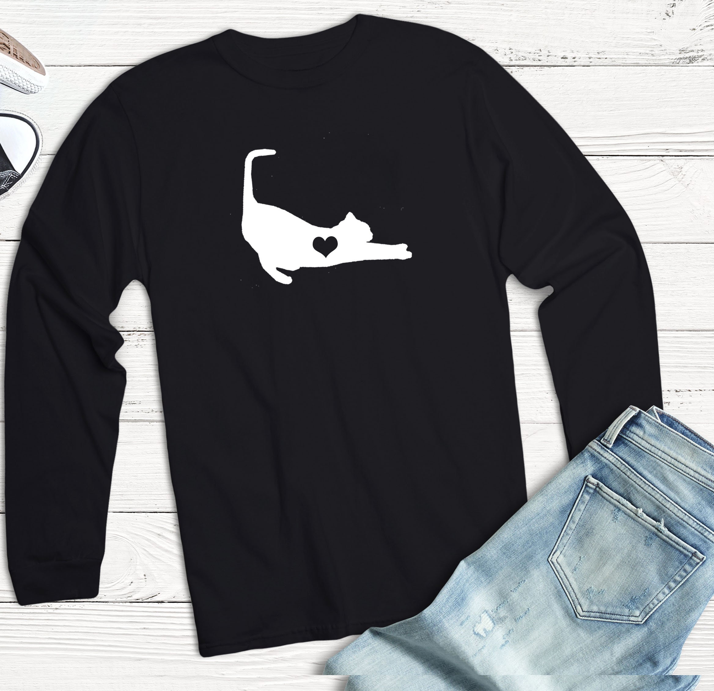 Cat Long Sleeve - Etsy
