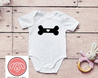 bone  infant body suit