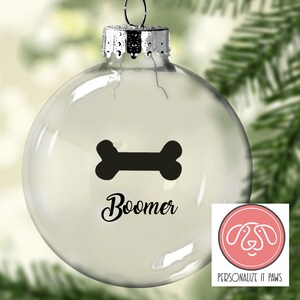 Dog Bone Christmas Ornament