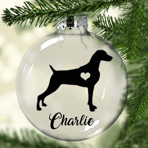 WEIMARANER Christmas Ornament