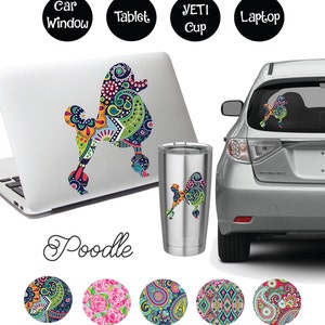 Poodle Decal