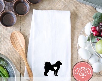 Alaskan Malamute Flour Sack Towel