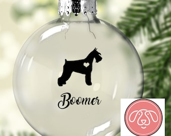 Standard Schnauzer Christmas Ornament
