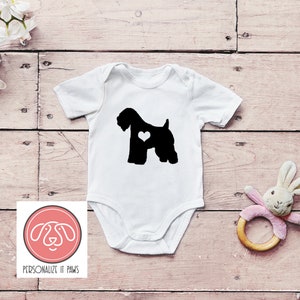 Soft Coated Wheaten  infant body suit