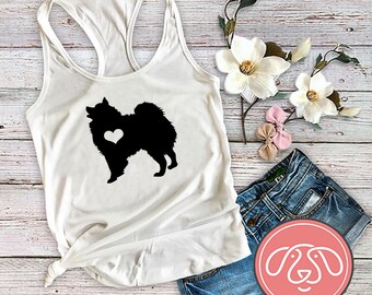 american eskimo Dog Mom Ladies Tank Top