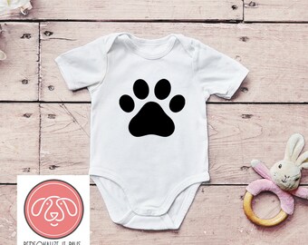 Paw  infant body suit