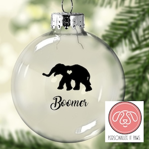 elephant Christmas Ornament