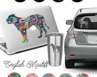 English Mastiff Decal