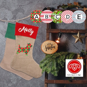 Cairn Terrier Personalized Stocking